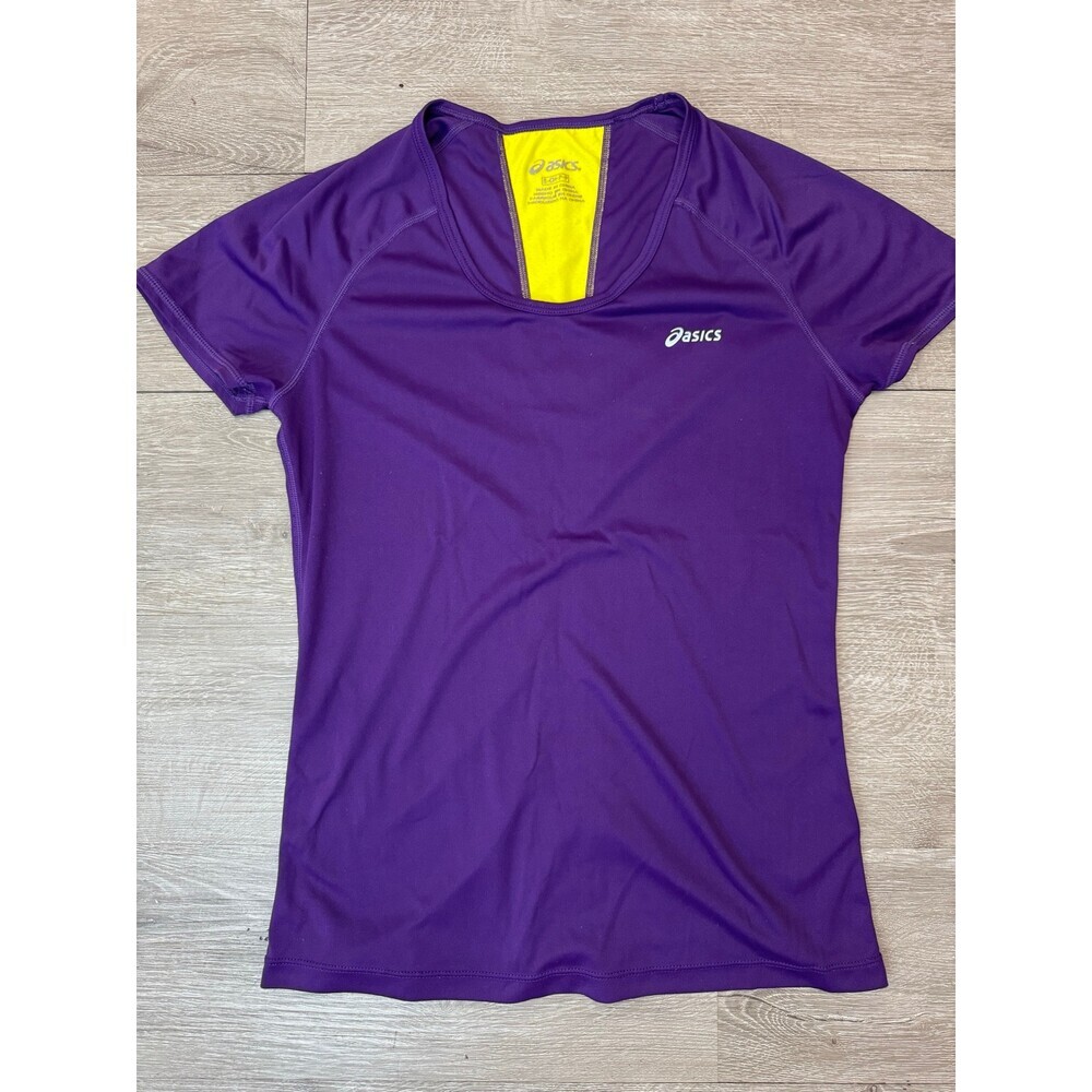 ASICS Purple Running Athletic Tee Women’s Small Short Sleeve Workout Top